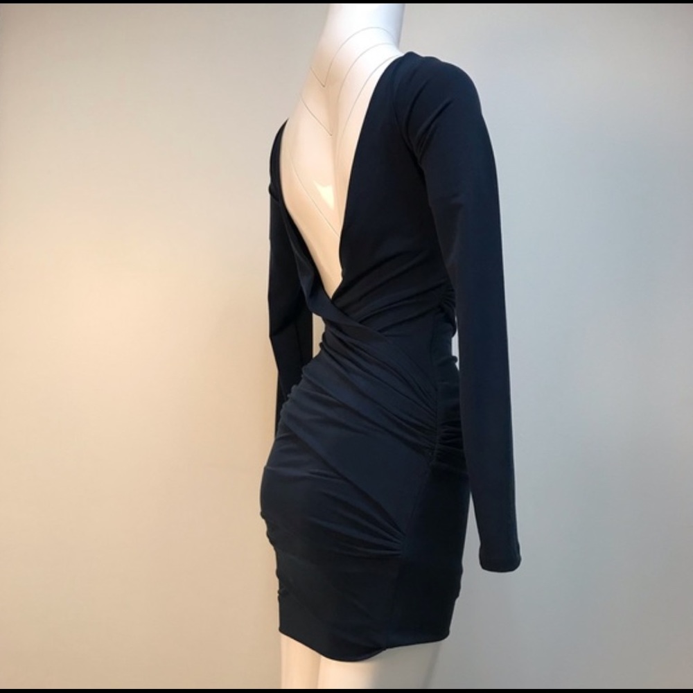 Elizabeth & James Open Back Little Black Dress